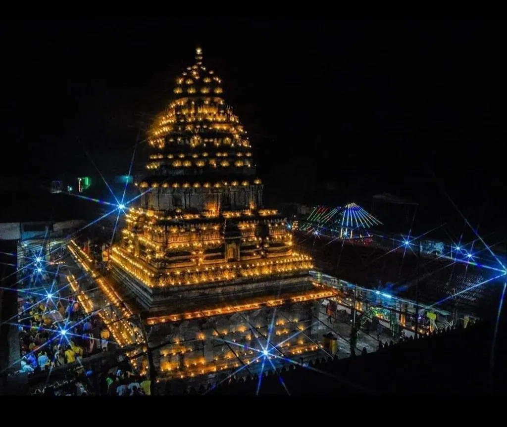 Mahabaleshwar Temple illuminated with thousands of oil lamps during grand Deepotsava festival